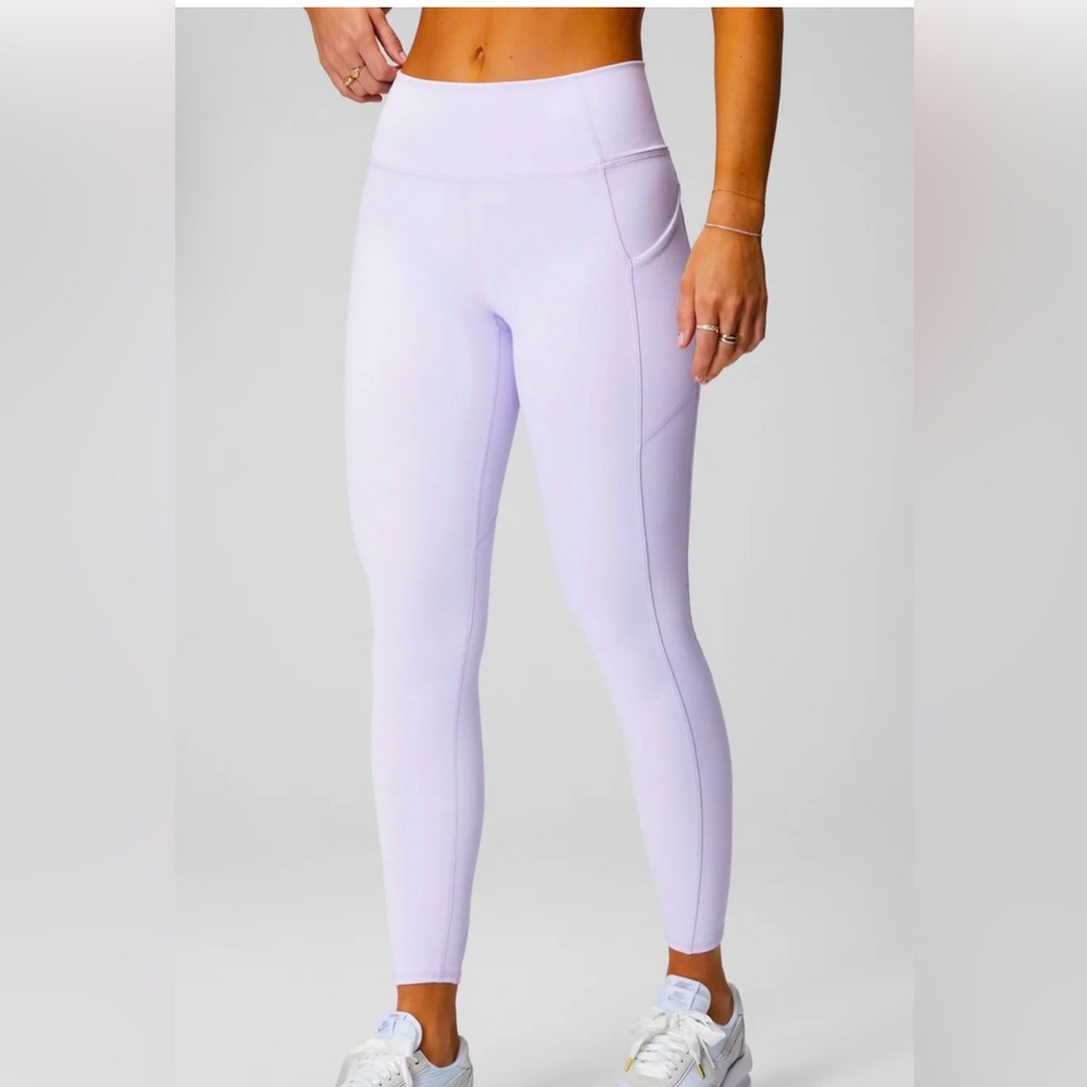 Fabletics, Oasis PureLuxe High-Waisted Legging Lilac Whisper